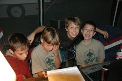 Scouts Operating the Radio